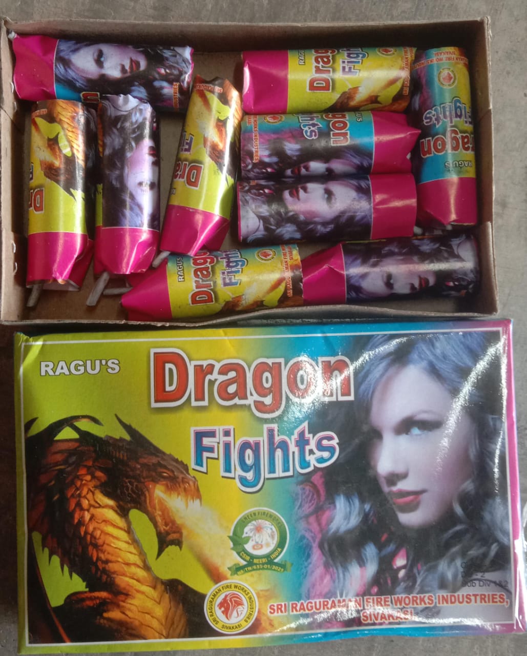 Krish Crackers Dragon Fighter (KIT KAT Big)